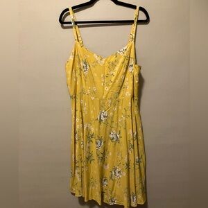 Old navy yellow summer dress